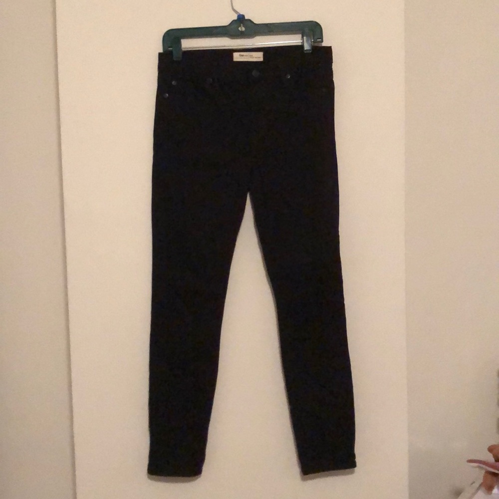 Black gap true skinny jeans